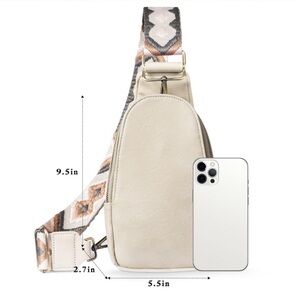 Cream Crossbody Bag